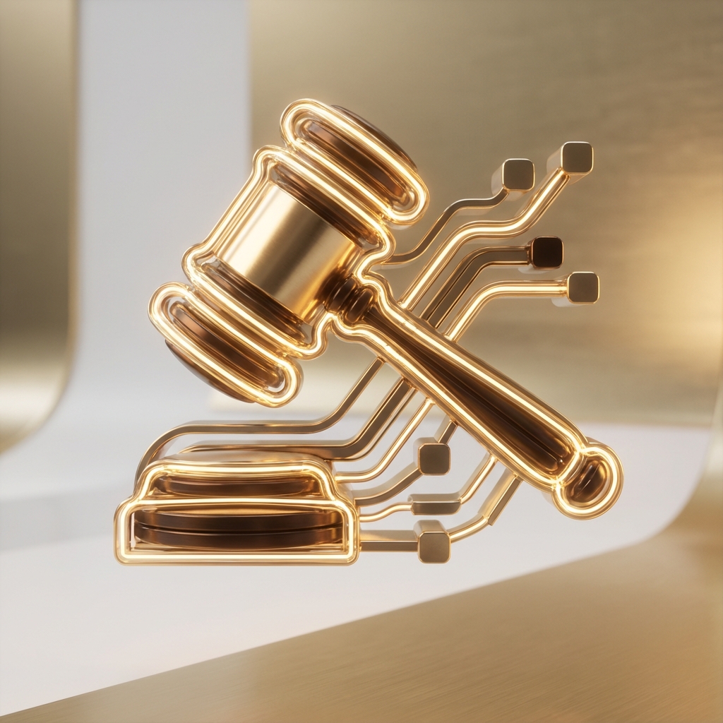 Digital Law Abstract Art